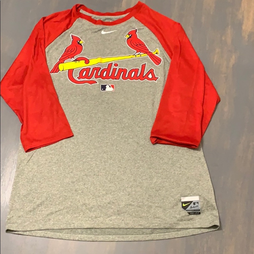 St Louis Cardinals Raglan Top size L